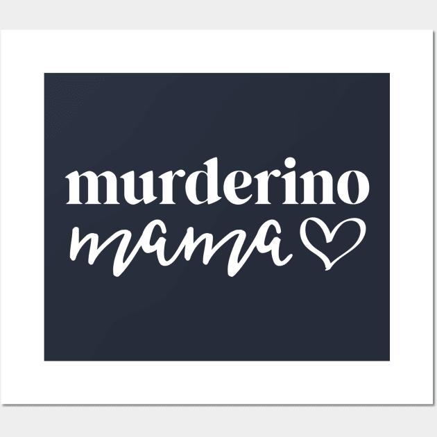 Murderino Gift Shh I'm Listening To True Crime Podcasts Wall Art by 14thFloorApparel